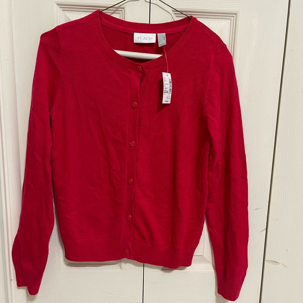 Children’s place red cardigan
